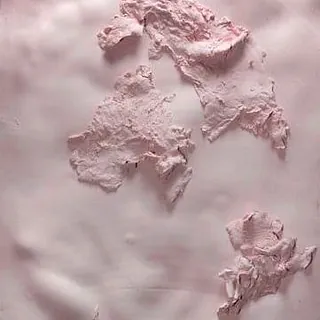 Eli Benveniste, Koloristerne 2025. "Happenings in Rubber I and II", exhibited on the three faced pillar, preview the texture and techniques I’m developing for a monumental 10-meter relief for a courthouse in Frederiksberg, Denmark.